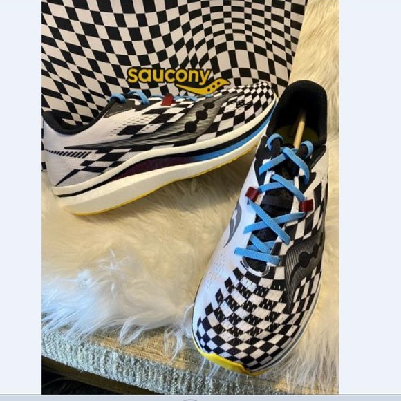 Saucony Endorphin Speed Pro 2 Men's Size 10 Reverie White Black S20688-40 New - Picture 6 of 10